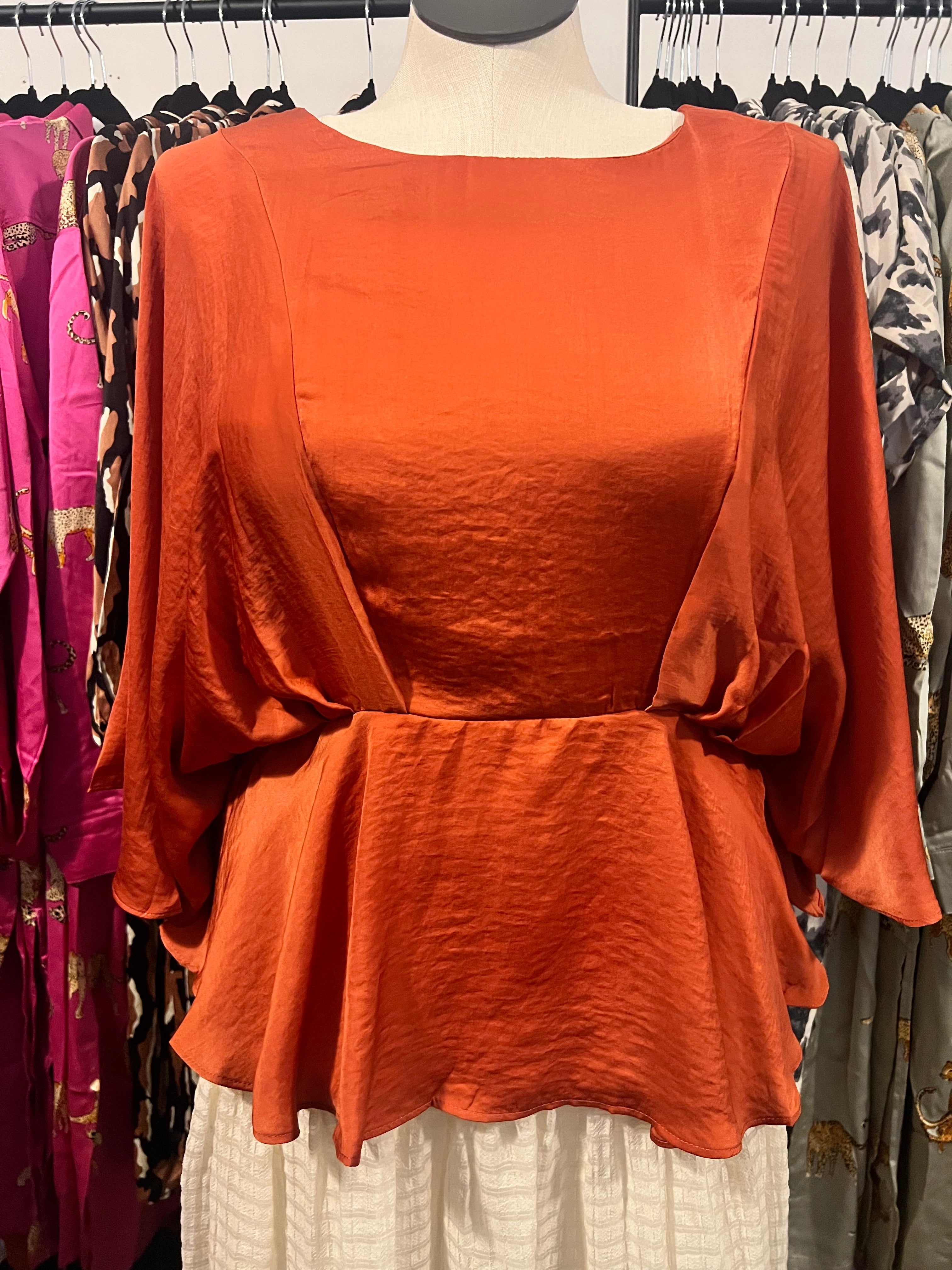 Rust Orange Tunic
