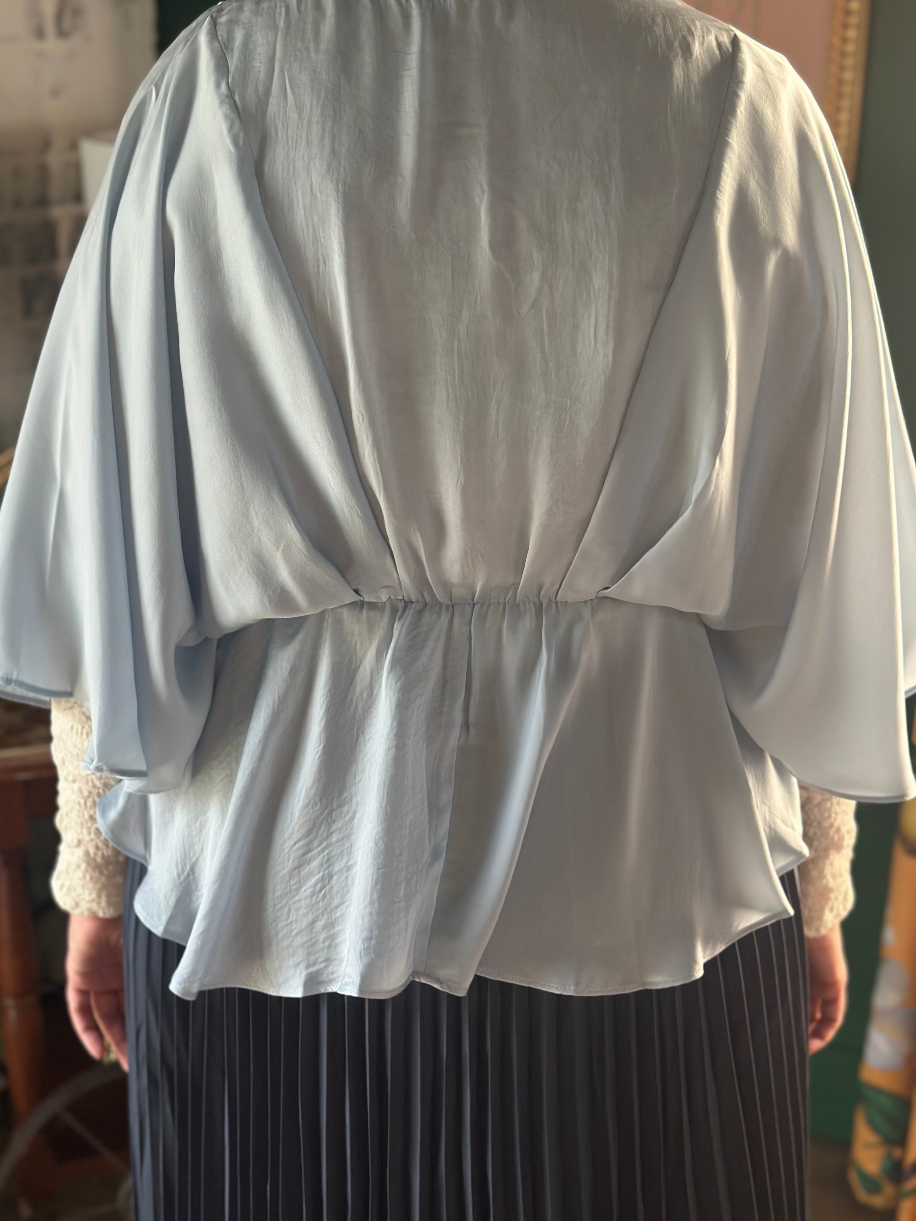 Powder Blue Blouse