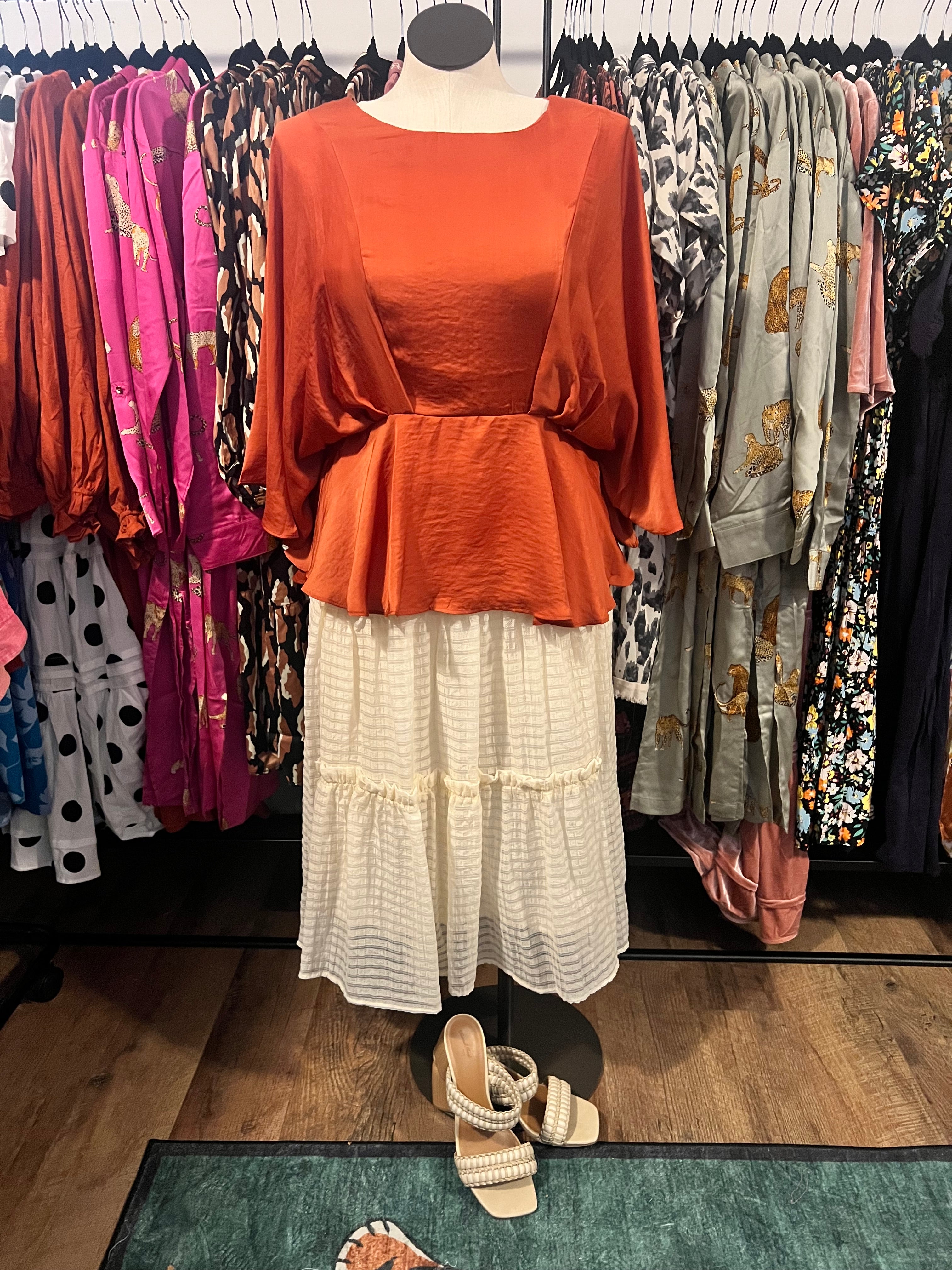 Rust Orange Tunic