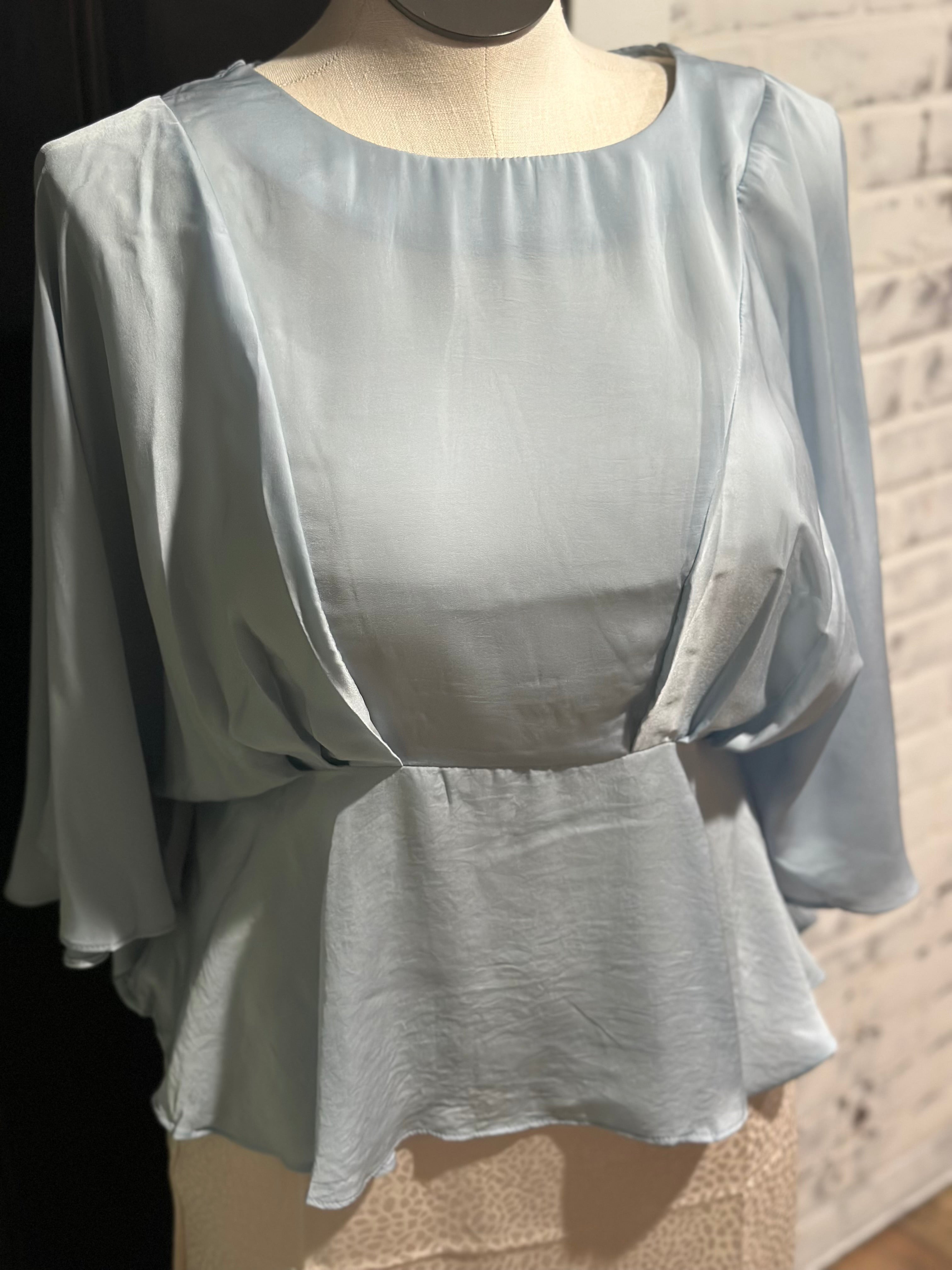 Powder Blue Blouse