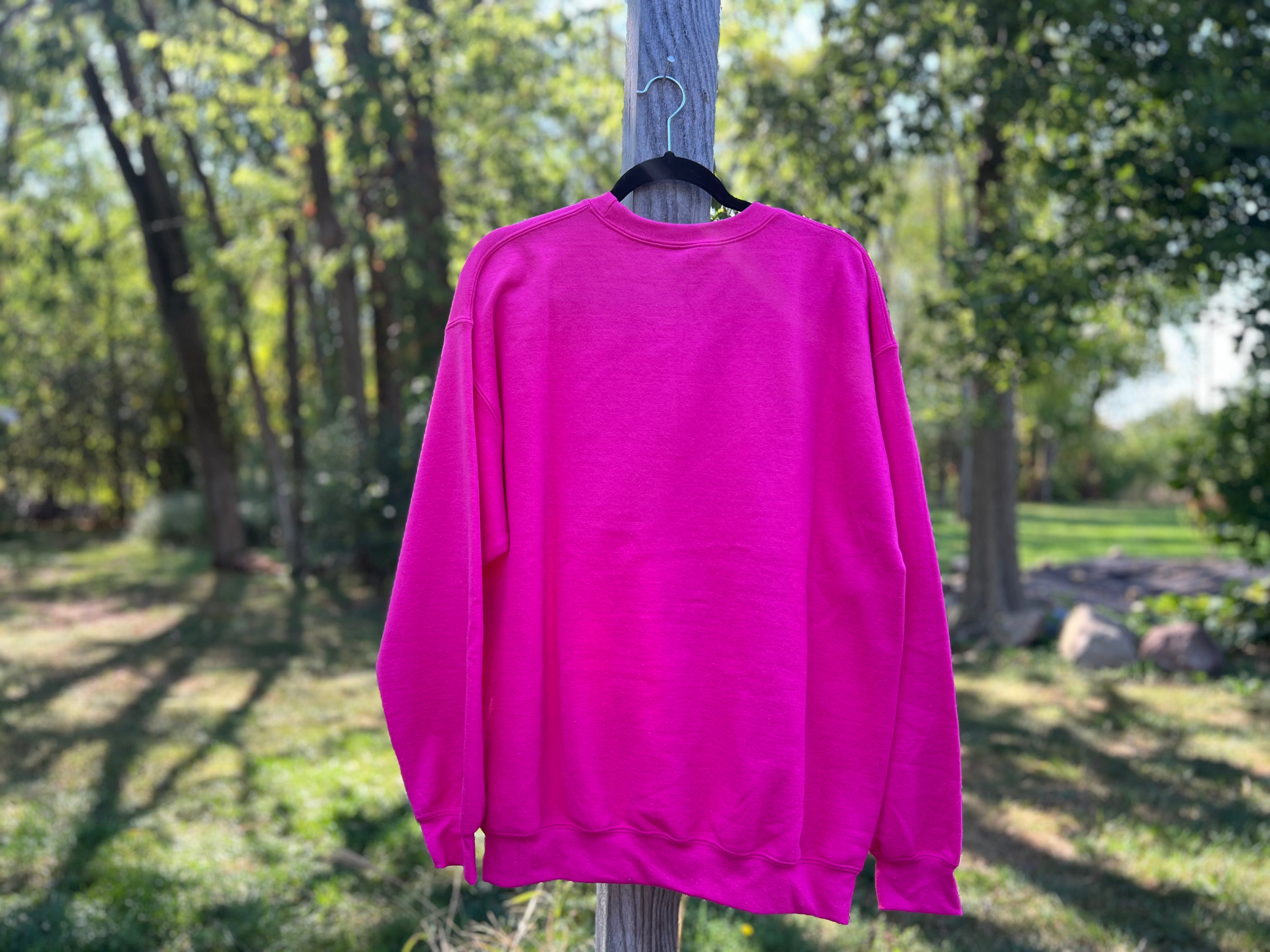 Hot Pink Graphic Crewneck w/ Baja Blast