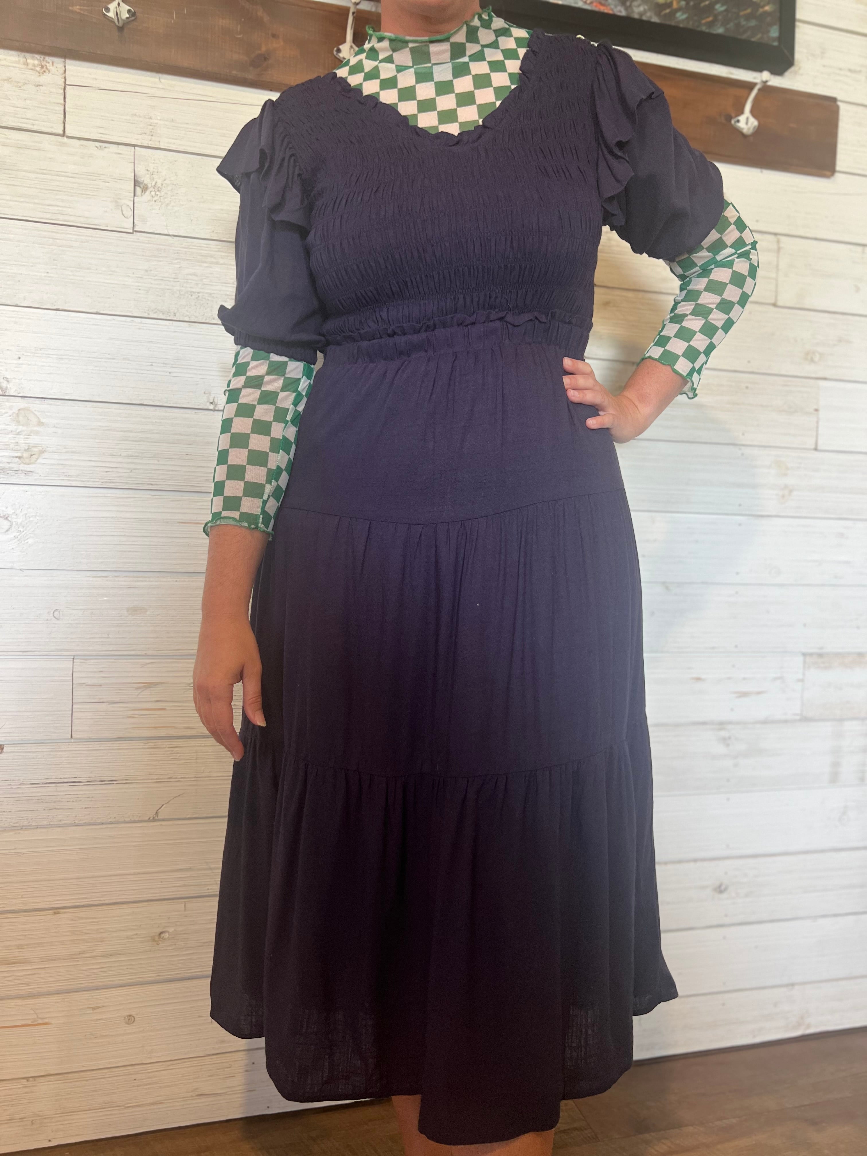 Midnight Blue Maxi Dress