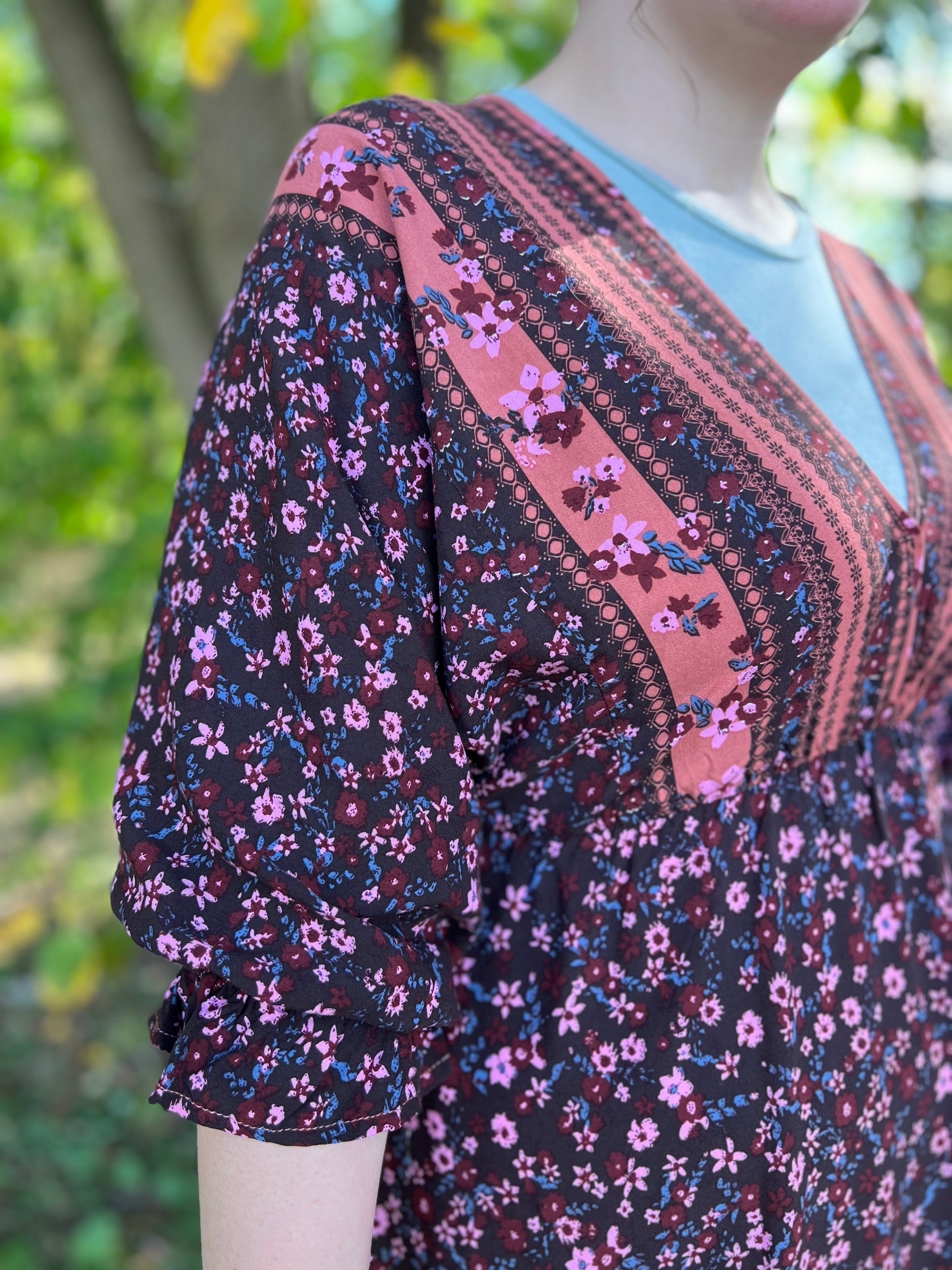 Cocoa Floral Dress