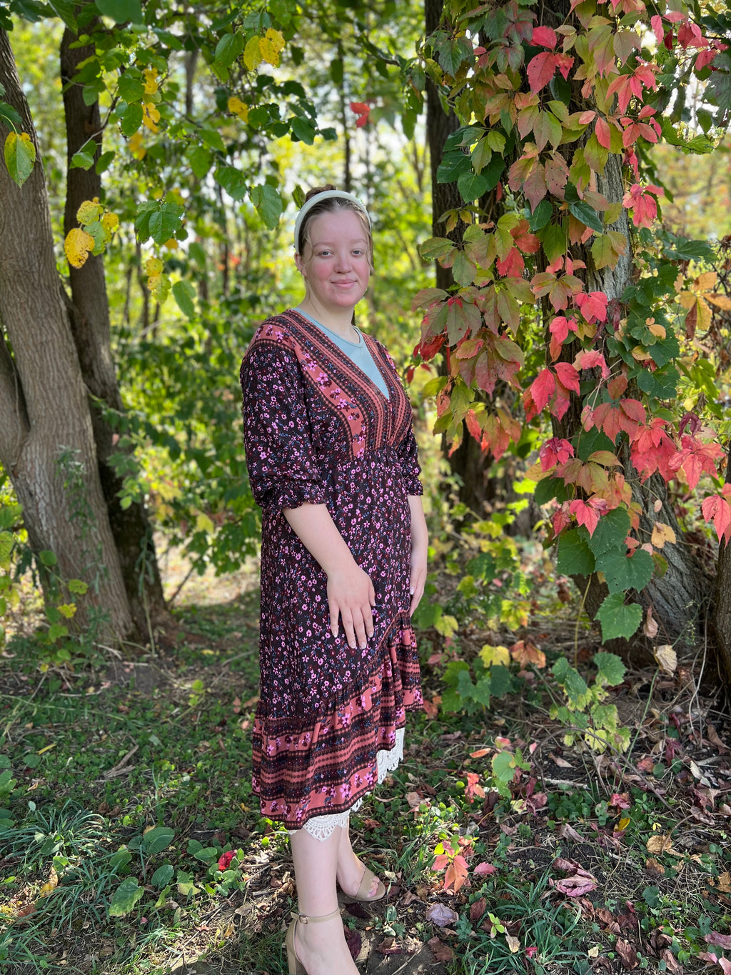 Cocoa Floral Dress