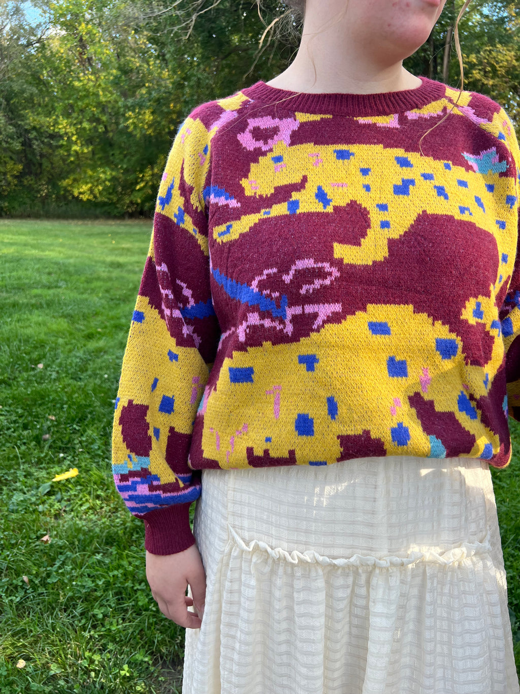 Mulberry Animal Print Pullover